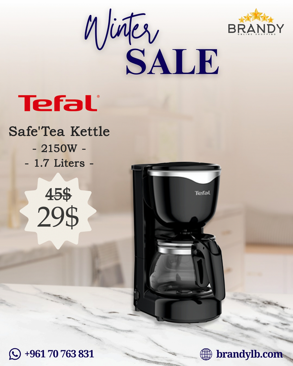 Coffee Maker 6 Cups CM340827 with Permanent Filter