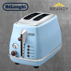 De'Longhi Icona Vintage CTOV2003.AZ 2-Slice Toaster 900W Azure