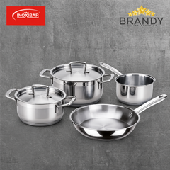 Inoxibar Expert Ecco Stainless Steel 18/10 Cookware Set 6pcs - Made in Spain