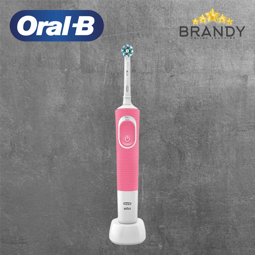 Oral B Vitality 100 Electric Toothbrush White D100.513.1 Pink