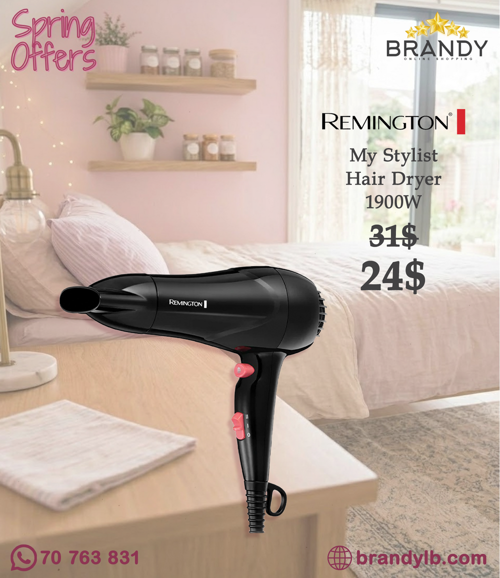 Remington My Stylist D2000 Hair Dryer 1900W Compact