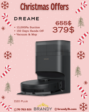 Robot Vacuum & Mop D20 Plus Black