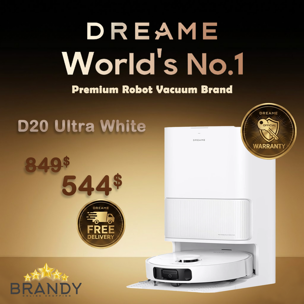 Dreame D20 Ultra Robot Vacuum & Mop PowerDock 13,000Pa