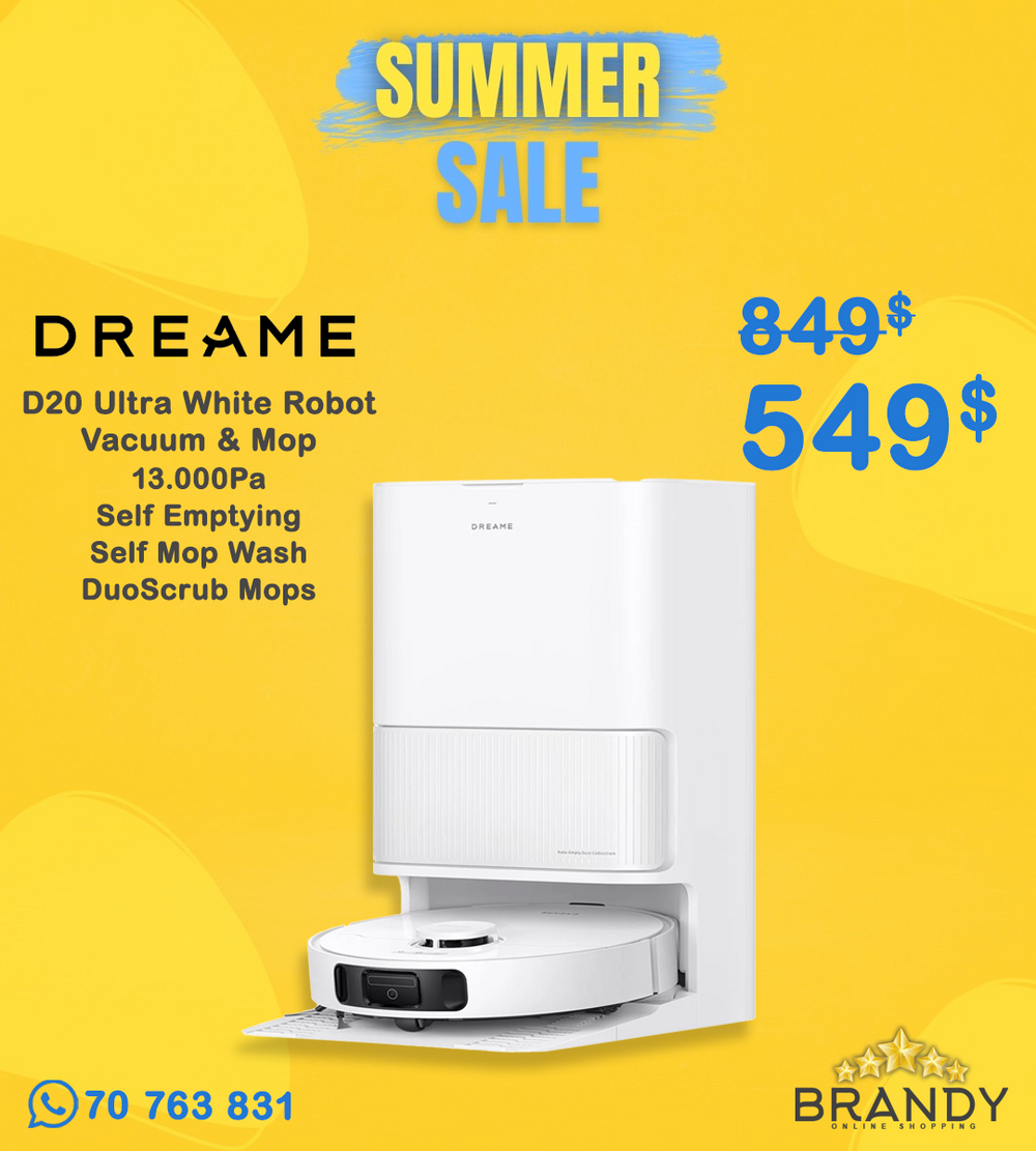 Dreame D20 Ultra Robot Vacuum & Mop PowerDock 13,000Pa