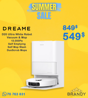 Dreame D20 Ultra Robot Vacuum & Mop PowerDock 13,000Pa