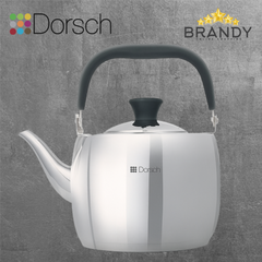 Dorsch Stainless Steel Kettle 1.5L with Built-in Filter Mirror Silver-1