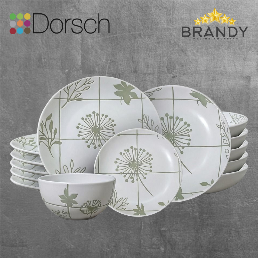 Dorsch Flora Beige Stoneware Dinner Set 24pcs-1