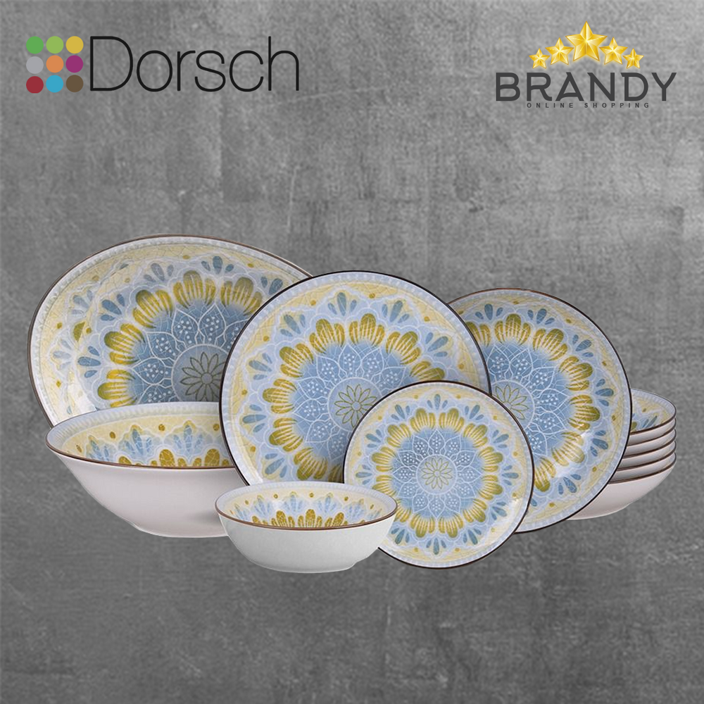 Dorsch Mandala Stoneware Dinner Set 24pcs-1