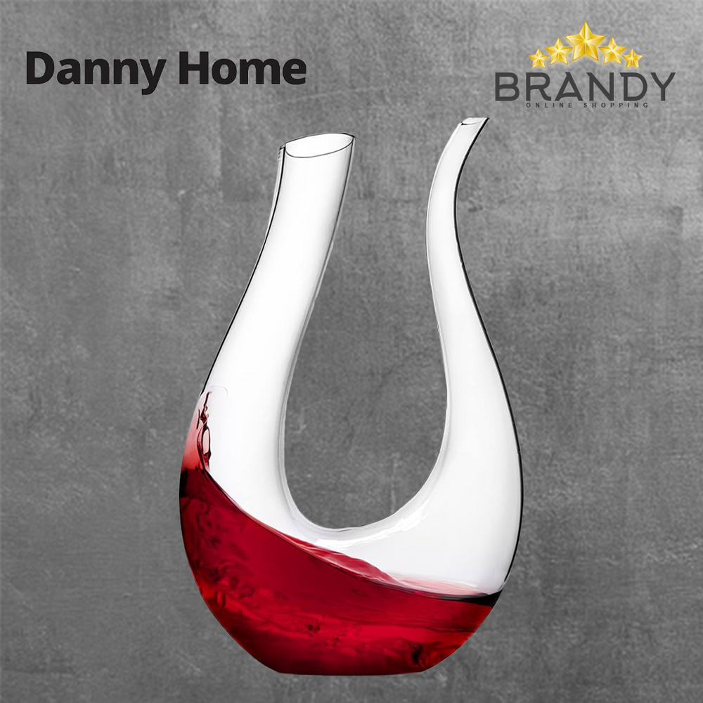 Danny Home Glass Wine Carafe Decanter 1200ml CRY16-1