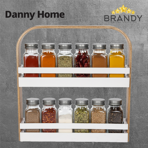 Danny Home Spices Rack - 12 Jars SG006-1-1