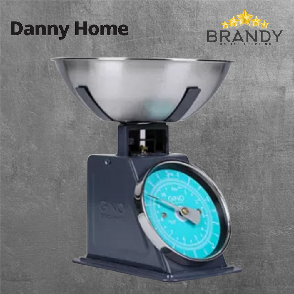 Danny Home Mechanical Kitchen Scale with Stainless Steel Bowl SS061-1