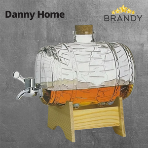 Danny Home Glass Barrell Beverage Dispenser 2 Liters WTJ15-1
