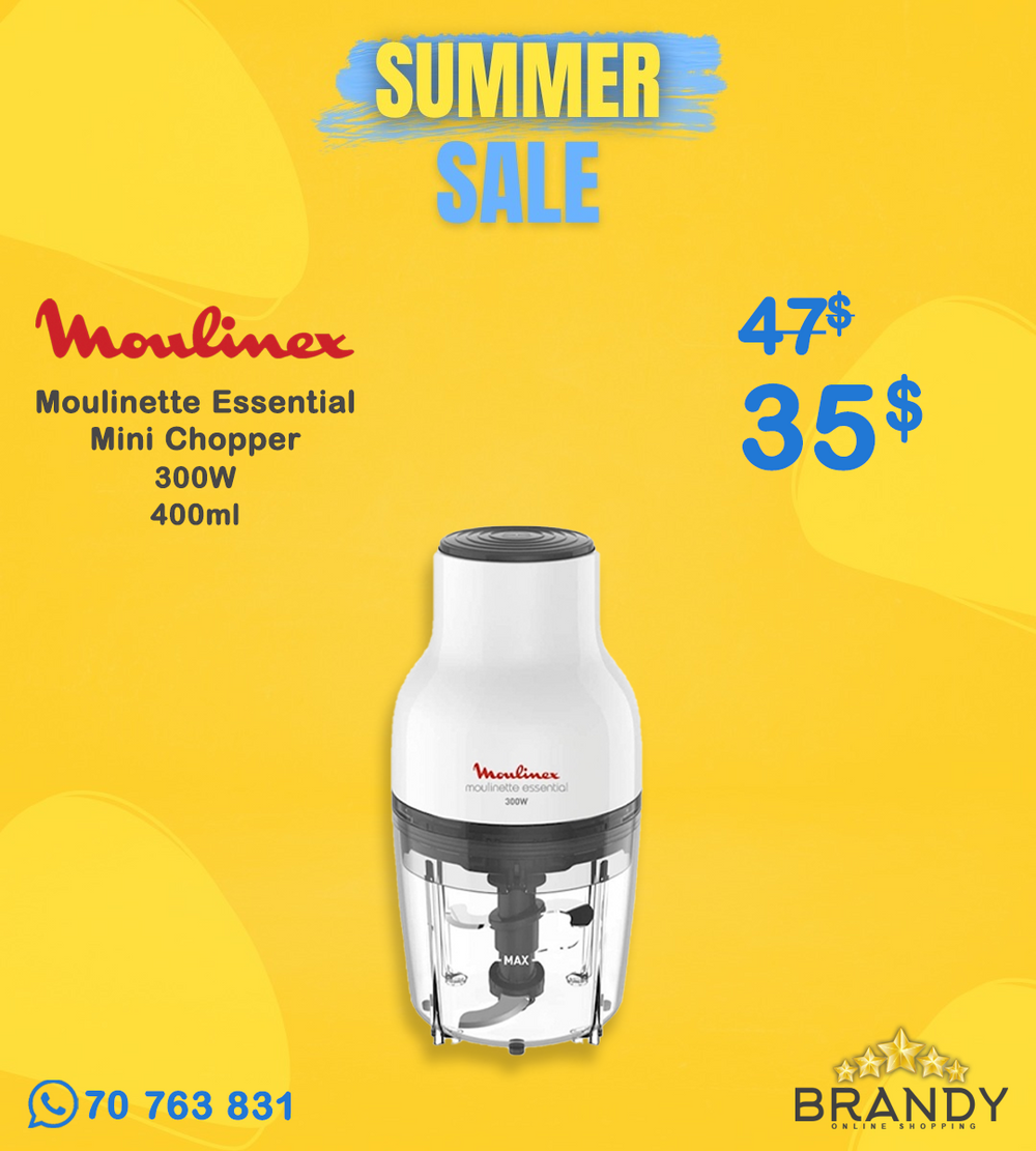 Moulinex Moulinette Essential DJ520127 Mini Chopper 300W 0.4 L