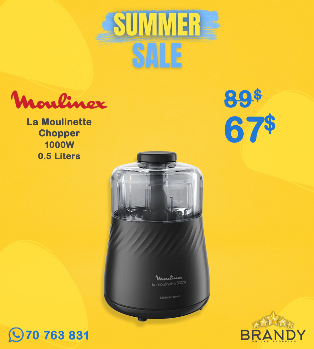 Moulinex La Moulinette Eco Respect Food Chopper 0.5 L 1000 W Black