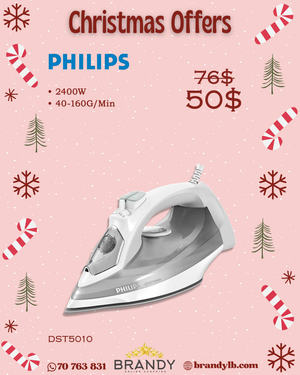 Steam Iron DST5010 with Turbo Boost and Anti-Drip