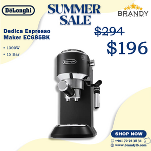 Dedica Espresso Coffee Maker Black EC685BK