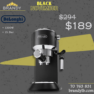 Dedica Espresso Coffee Maker Black EC685BK