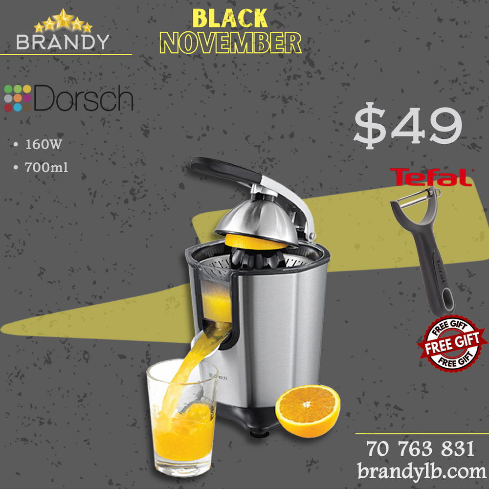 Citrus Juicer CJ-160 + Free Tefal Peeler