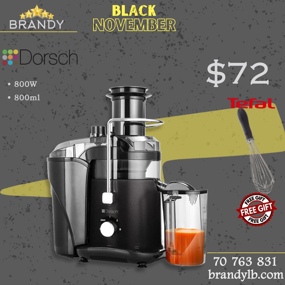 Juicer FJ-33, 800W, 3 Speeds + Free Tefal Whisk