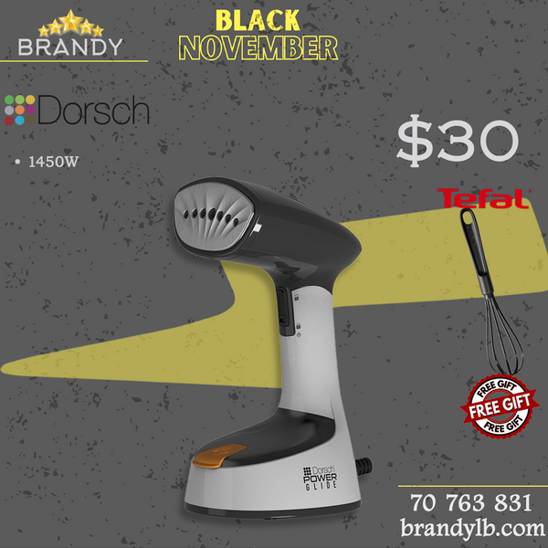 Garment Steamer PowerGlide GS-200 + Free Tefal Whisk