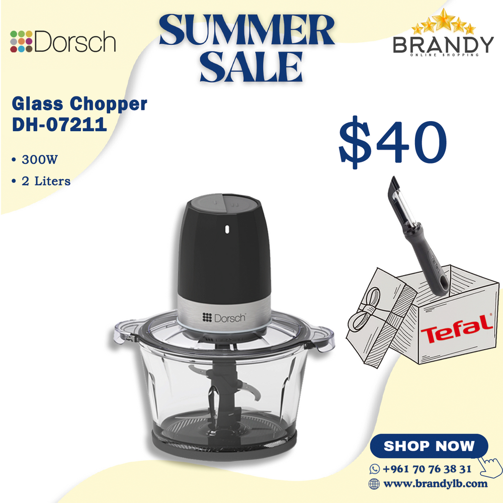 Chopper 2L CP-92 + Free Tefal Peeler