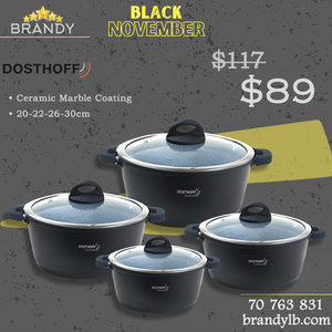 Master Granite Cookware Set 4 Pots