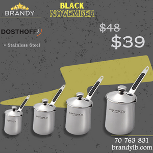 Dosthoff Stainless Steel Set 4 Coffee Pots & 1 Tea Pot