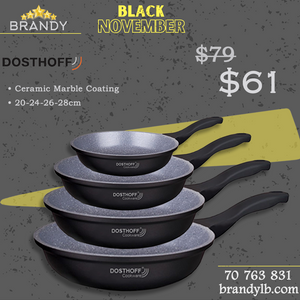 Master Granite Frypans Set 3pcs