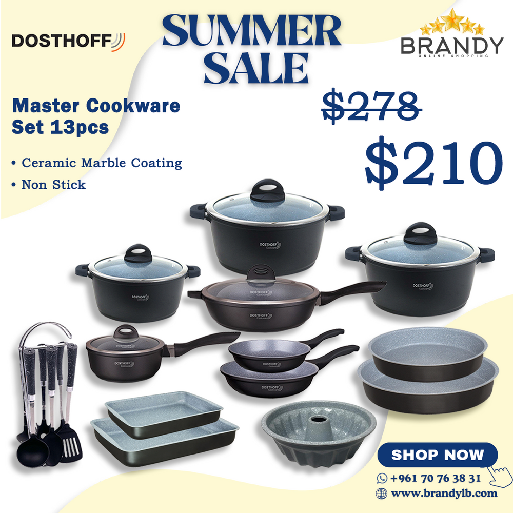 Master Cookware Set 13pcs