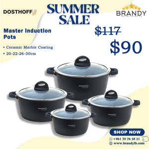 Master Granite Cookware Set 4 Pots