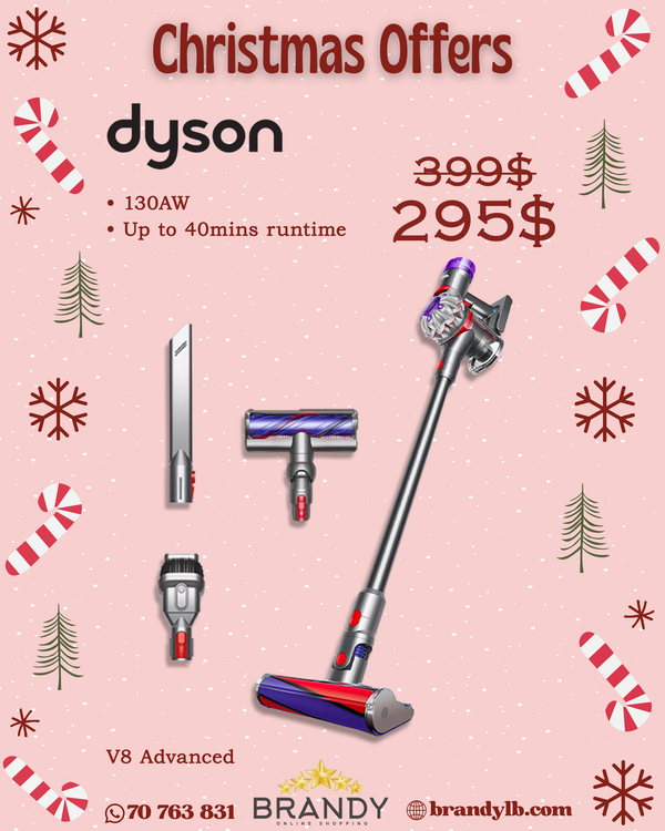 Cordless Stick Vacuum V8 Advanced with LCD Screen & LED Lighting