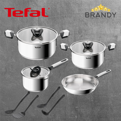 Tefal Emotion+ Stainless Steel Set 11pcs