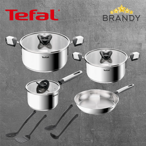 Tefal Emotion+ Stainless Steel Set 11pcs