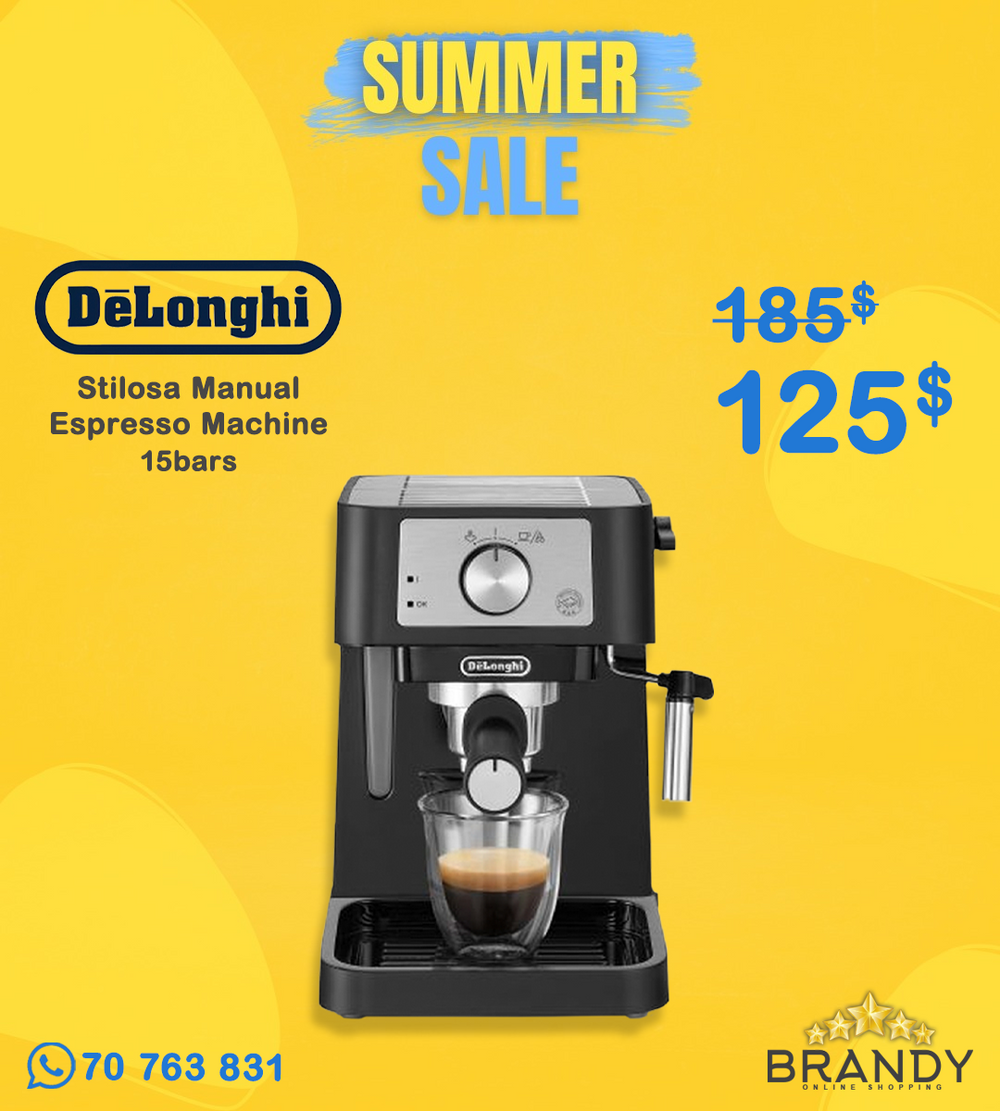 De'Longhi Stilosa EC260.BK Manual Espresso Machine 15-bar Black