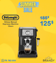 De'Longhi Stilosa EC260.BK Manual Espresso Machine 15-bar Black