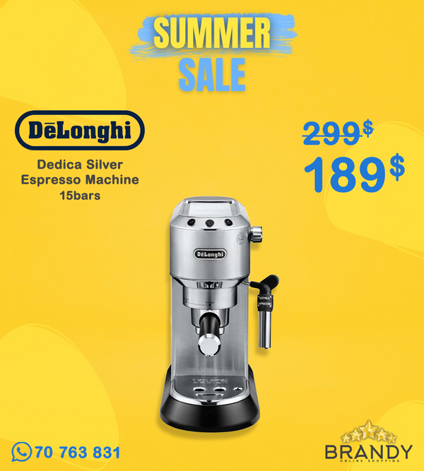De'Longhi Dedica Style EC685.M Espresso Machine 15-Bar Silver