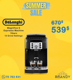De'Longhi Magnifica S ECAM22.110.B Espresso Machine 15 bar, 1.8L Black
