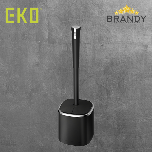 EKO Duo Wing Plastic Toilet Brush Black EK5037-BL