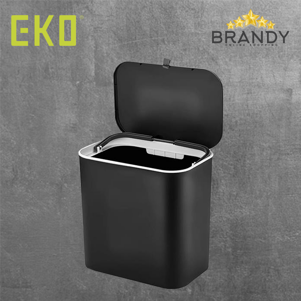EKO Puro Plus Plastic In-cabinet Bin Black 10L EK6028P-10L-B-1