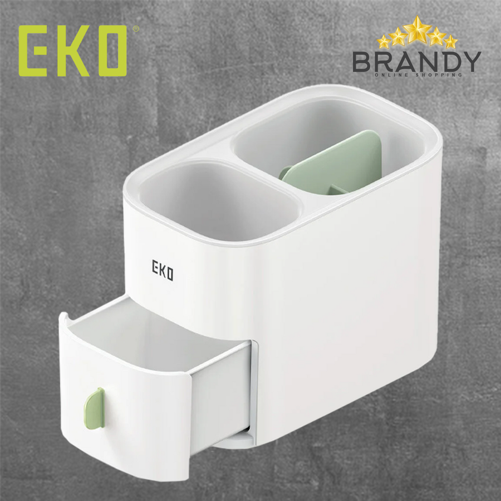 EKO Bento Cosmetic Organizer with Drawer EK6121P-WH-1