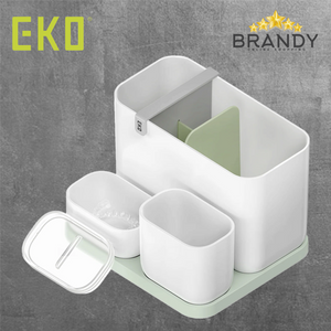 EKO Bento Cosmetic Organizer EK6124P-WH-1
