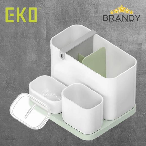 EKO Bento Cosmetic Organizer EK6124P-WH-1