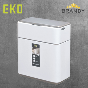 EKO Bono Sensor Bin Matt White 8L EK9240RP-8L-MW-1
