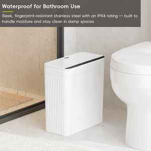 EKO Brio X Sensor Bin Matt White 10L EK9677P-10L-MWS-3