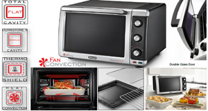 De'Longhi EO32752 32L Electric Countertop Oven Convection Black