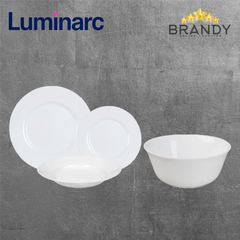 Luminarc Everyday G5520 Opal Glass Dinner Set 30 pcs White