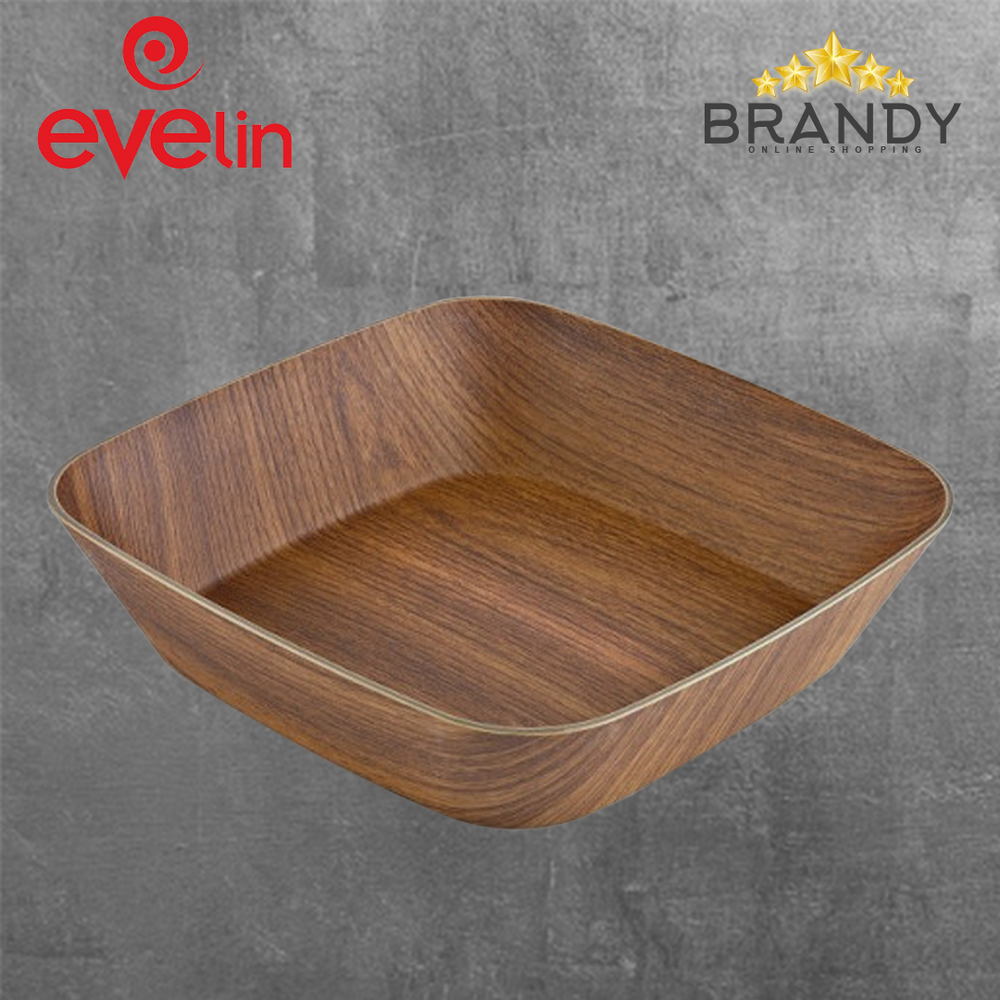 Evelin Square Plated Wooden Finish - 2 Sizes-1
