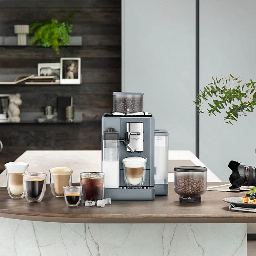 De'Longhi Rivelia EXAM440.55.G Fully Automatic Bean-to-Cup Coffee Machine Grey