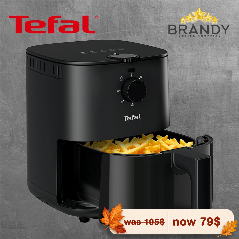 Tefal Easy Fry Essential EY1308 3.5L Air Fryer 1430W Black