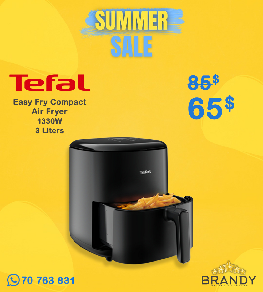 Tefal Easy Fry Compact 3L Digital Air Fryer 10 Programs EY145840